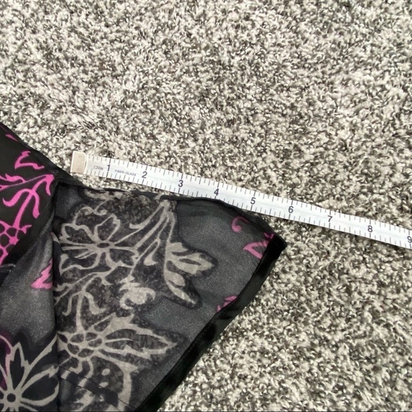 ROBERT GRAHAM - POLY / SILK BLEND VIBRANT TOP / TUNIC - STYLE IS CABIRIA - B1 - Picture 8 of 15